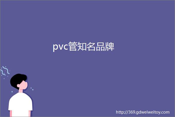 pvc管知名品牌